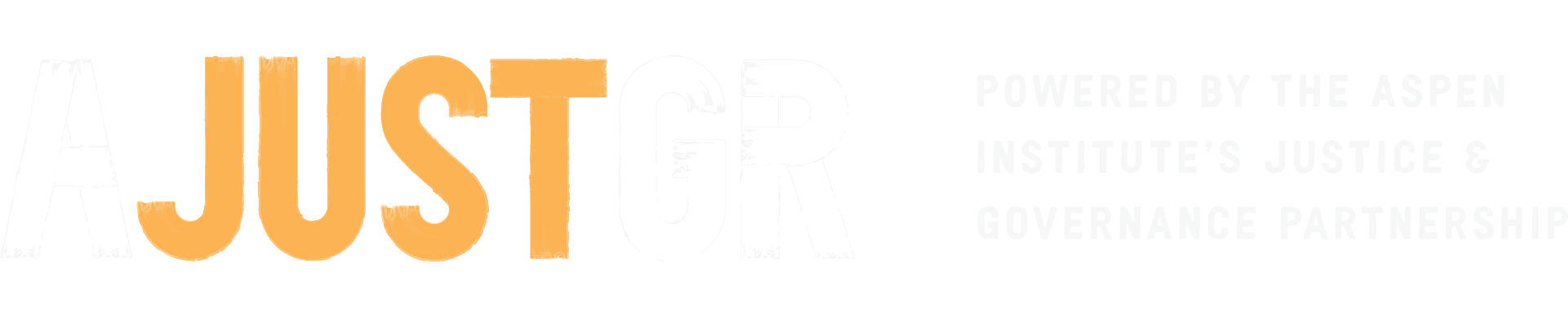 AJUSTGR Logo White